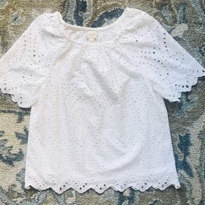 REDUCED Chico’s Eyelet Top
